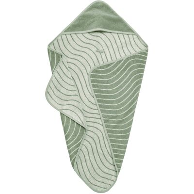 Leander ręcznik z kapturem Woodland Sage green Leander ręcznik z kapturem Woodland Sage green
