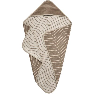 Leander Hoodie Woodland - Cappuccino - Ręcznik z Kapturkiem dla Niemowląt Leander Hoodie Woodland - Cappuccino - Ręcznik z Kapturkiem dla Niemowląt