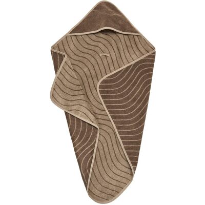 Leander ręcznik z kapturem Woodland Mocca Leander ręcznik z kapturem Woodland Mocca