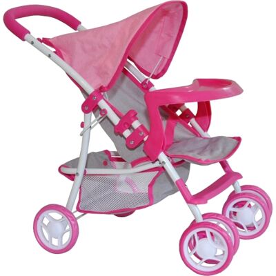Milly Mally Kate Prestige wózek dla lalek Pink Milly Mally Kate Prestige wózek dla lalek Pink