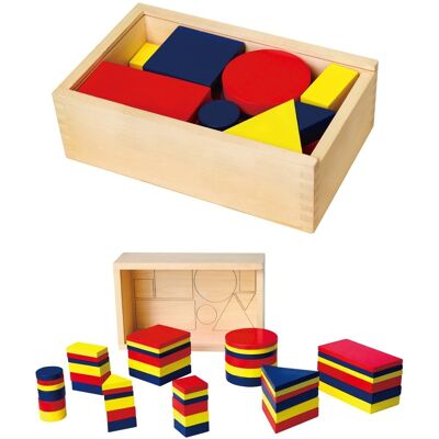 Bloki logiczne Viga - Kształty geometryczne Edukacyjna Zabawka Bloki logiczne Viga - Kształty geometryczne Edukacyjna Zabawka