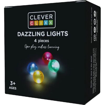 Cleverclixx klocki magnetyczne Balls Pack Dazzling Lights 4 el. Cleverclixx klocki magnetyczne Balls Pack Dazzling Lights 4 el.