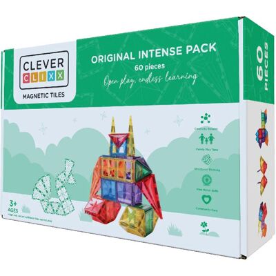 Cleverclixx klocki magnetyczne Original Intense Pack 60 el. Cleverclixx klocki magnetyczne Original Intense Pack 60 el.