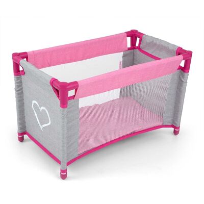 Milly Mally Lisa Prestige Różowa Łóżeczko dla lalek - Doll Crib Milly Mally Lisa Prestige Różowa Łóżeczko dla lalek - Doll Crib