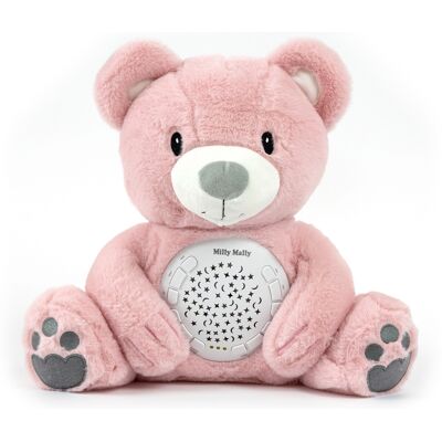 Milly Mally Milly zabawka pluszowa z projektorem Bear Pink Milly Mally Milly zabawka pluszowa z projektorem Bear Pink