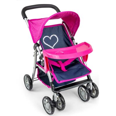 Milly Mally Kate Prestige wózek dla lalek Navy Milly Mally Kate Prestige wózek dla lalek Navy
