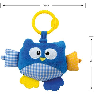 Milly Mally Cutie Owl zawieszka pluszowa sówka Blue Milly Mally Cutie Owl zawieszka pluszowa sówka Blue