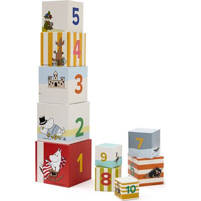 Kids Concept Wieża piramida do układania z kostek Moomin Kids Concept Wieża piramida do układania z kostek Moomin