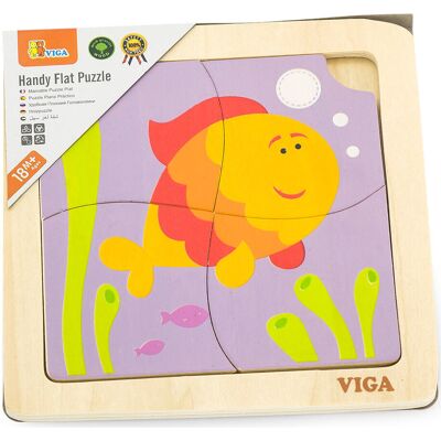 Viga puzzle na podkładce Rybka Viga puzzle na podkładce Rybka
