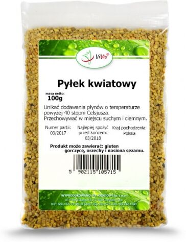 VIVIO Pyłek kwiatowy 100g VIVIO