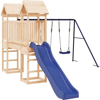 Edinos Podwójny plac zabaw do ogrodu z huśtawkami R5-W70 Edinos Podwójny plac zabaw do ogrodu z huśtawkami R5-W70