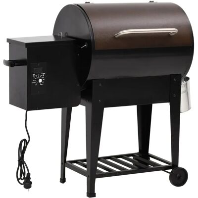 Edinos Czarny grill na pellet z dolną półką C3-B40 Edinos Czarny grill na pellet z dolną półką C3-B40
