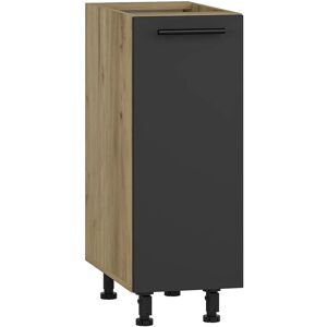 Edinos Wąska dolna szafka kuchenna dąb craft + antracyt B6-H28 Edinos Wąska dolna szafka kuchenna dąb craft + antracyt B6-H28