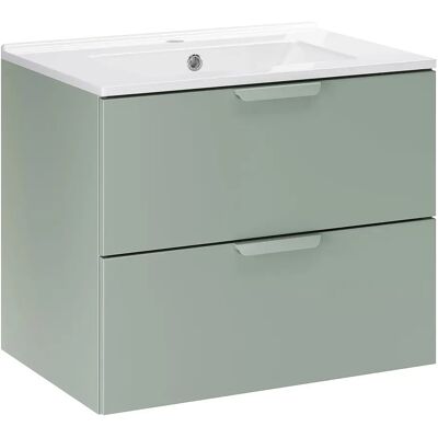 Edinos Premium Zielona szafka łazienkowa z umywalką P3-S58 Edinos Premium Zielona szafka łazienkowa z umywalką P3-S58