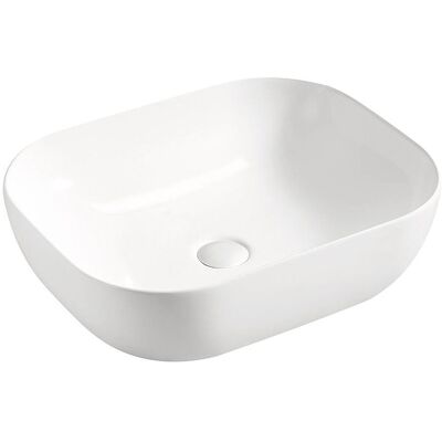 Edinos Biała umywalka nablatowa ceramiczna R5-H87 Edinos Biała umywalka nablatowa ceramiczna R5-H87