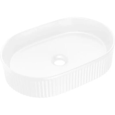 Edinos Biała owalna umywalka ceramiczna F1-B29 Edinos Biała owalna umywalka ceramiczna F1-B29