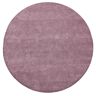 Profeos Różowy dywan shaggy w kształcie koła - Valto