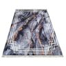 Profeos Ciemnoszary prostokątny dywan z motywem marmuru - Rubenso
