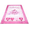 Profeos Różowy dywan z zamkiem dla księżniczki - Puso 5X