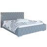 Elior Podwójne łóżko z zagłówkiem 140x200 Loban 3X - 36 kolorów
