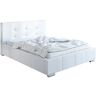Elior Tapicerowane łóżko ze schowkiem 120x200 Keren 2X - 36 kolorów