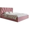 Elior Jednoosobowe łóżko z zagłówkiem 120x200 Senti 3X - 36 kolorów