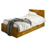 Elior Musztardowe łóżko tapicerowane Casini 3X - 3 rozmiary
