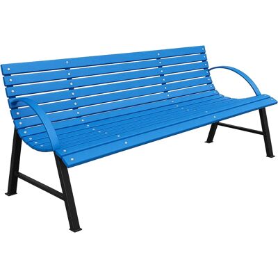 Edinos Drewniana ławka do ogrodu niebieska 200 cm Z3-N62 Edinos Drewniana ławka do ogrodu niebieska 200 cm Z3-N62