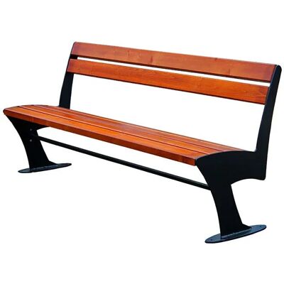 Edinos Stalowa ławka parkowa 150 cm W5-F85 Edinos Stalowa ławka parkowa 150 cm W5-F85