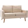 Elior 2-osobowa kremowa sofa - Eroa 2Q