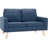 Elior 2-osobowa niebieska sofa - Eroa 2Q