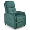 Elior Zielony rozkładany fotel wypoczynkowy - Amigos 3X