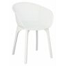 Elior Ażurowe krzesło białe - Bliss