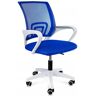 Elior Niebieski fotel obrotowy do biurka - Azon 3X