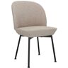 Elior Jasnoszare krzesło tapicerowane nowoczesne - Zico 3X