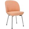 Elior Różowe krzesło tapicerowane nowoczesne do stołu - Zico 4X