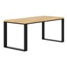 Elior Industrialne drewniane biurko 120 x 70 - Zedo