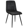 Elior Czarne nowoczesne krzesło - Soniro 3X