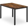 Elior Prostokątny stół w stylu loft 120x60 na metalowych nogach - Ativ