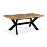Elior Prostokątny stół z drewna mango w stylu loft  Kalis 5X – jasnobrązowy