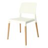 Elior Skandynawskie krzesło Pollo - białe