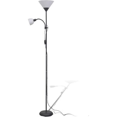 Lumes Czarna podwójna lampa stojąca - EX06 G6-F61 Lumes Czarna podwójna lampa stojąca - EX06 G6-F61