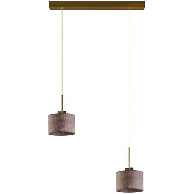 Lumes Lampa wisząca do kuchni na złotym stelażu - P2-M87 Lumes Lampa wisząca do kuchni na złotym stelażu - P2-M87