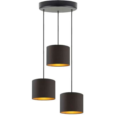 Lumes Lampa wisząca regulowana na czarnym stelażu - B7-L94 Lumes Lampa wisząca regulowana na czarnym stelażu - B7-L94