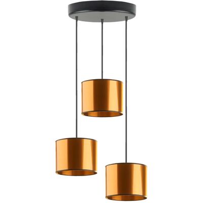 Lumes Miedziana lampa wisząca w stylu glamour - 3X EX453 H4-G48 Lumes Miedziana lampa wisząca w stylu glamour - 3X EX453 H4-G48