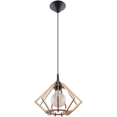 Lumes Drewniana lampa wisząca w stylu boho - 6X EX519 T2-M29 Lumes Drewniana lampa wisząca w stylu boho - 6X EX519 T2-M29