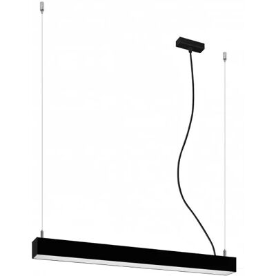 Lumes Czarna lampa wisząca do biura 3000 K W1-T07 Lumes Czarna lampa wisząca do biura 3000 K W1-T07