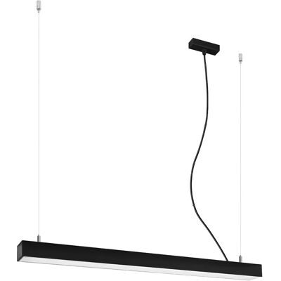 Lumes Czarna lampa wisząca LED nad biurko 4000 K - 4X EX620 E5-B62 Lumes Czarna lampa wisząca LED nad biurko 4000 K - 4X EX620 E5-B62