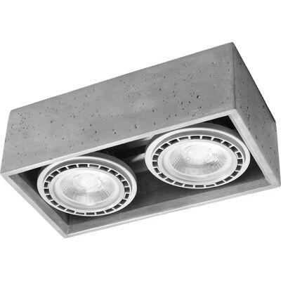 Lumes Betonowy plafon industrialny - EX679 D7-K20 Lumes Betonowy plafon industrialny - EX679 D7-K20