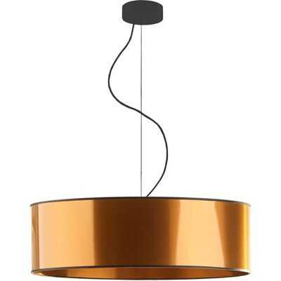 Lumes Miedziany okrągły żyrandol w stylu glamour 60 cm - 3X EX856 P6-M75 Lumes Miedziany okrągły żyrandol w stylu glamour 60 cm - 3X EX856 P6-M75